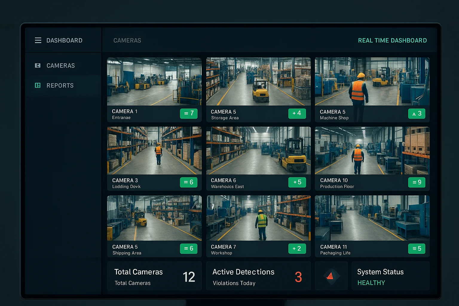Real-time dashboard